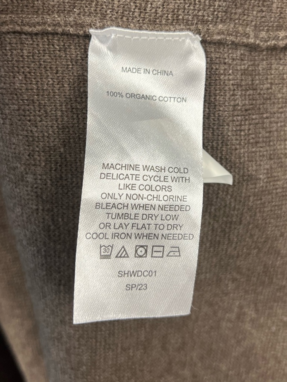 QUINCE 100% Organic Cotton Business Casual Knit Blazer Heather Brown Size M - Picture 9 of 9